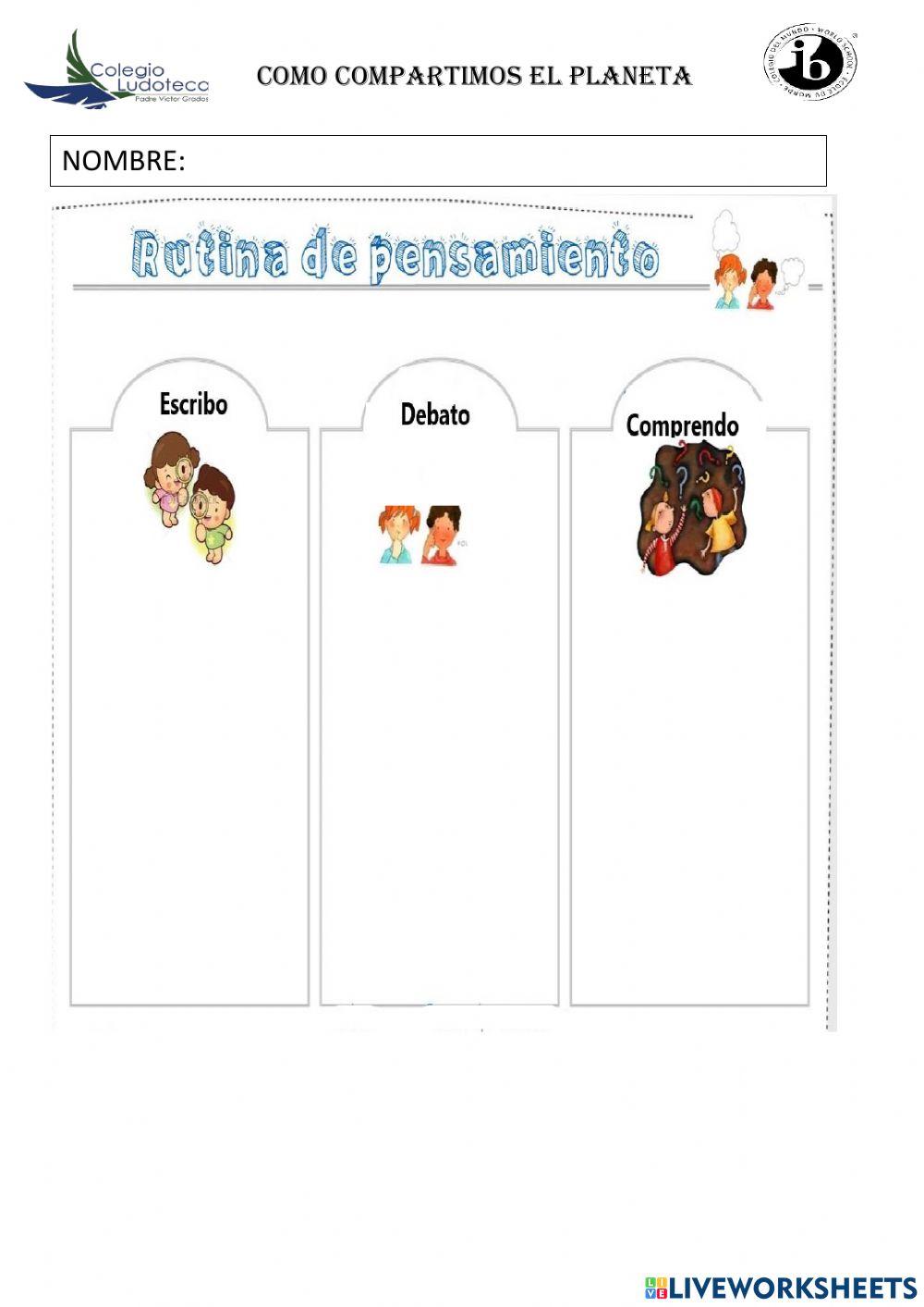 Rutina de pensamiento