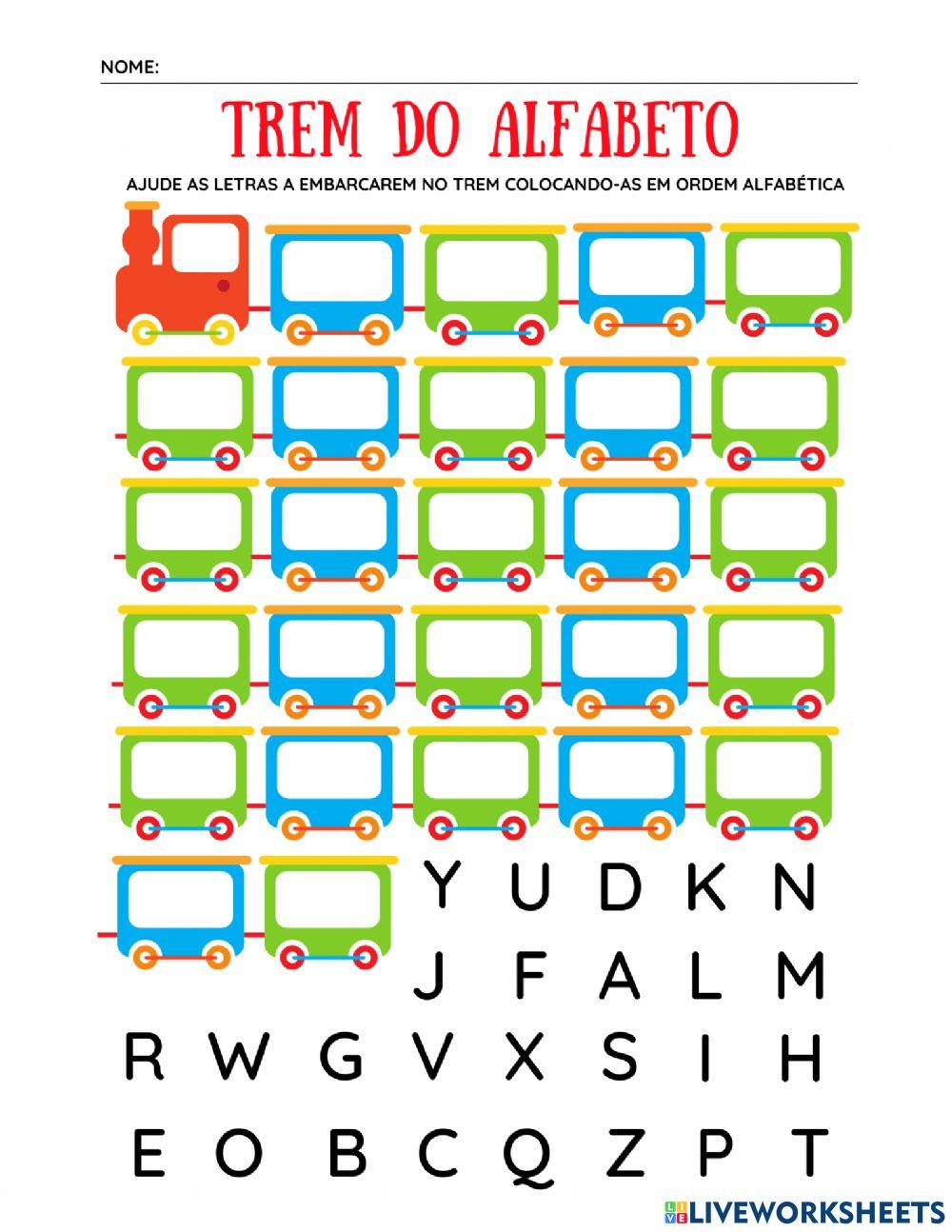 Trem do alfabeto