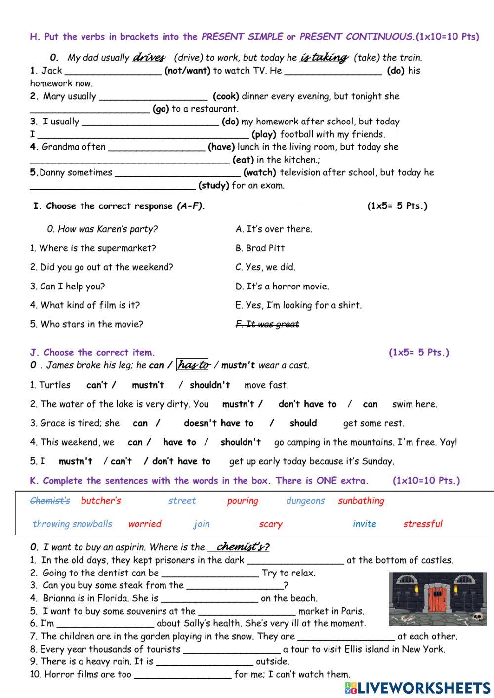 Level 4 summer quiz 3