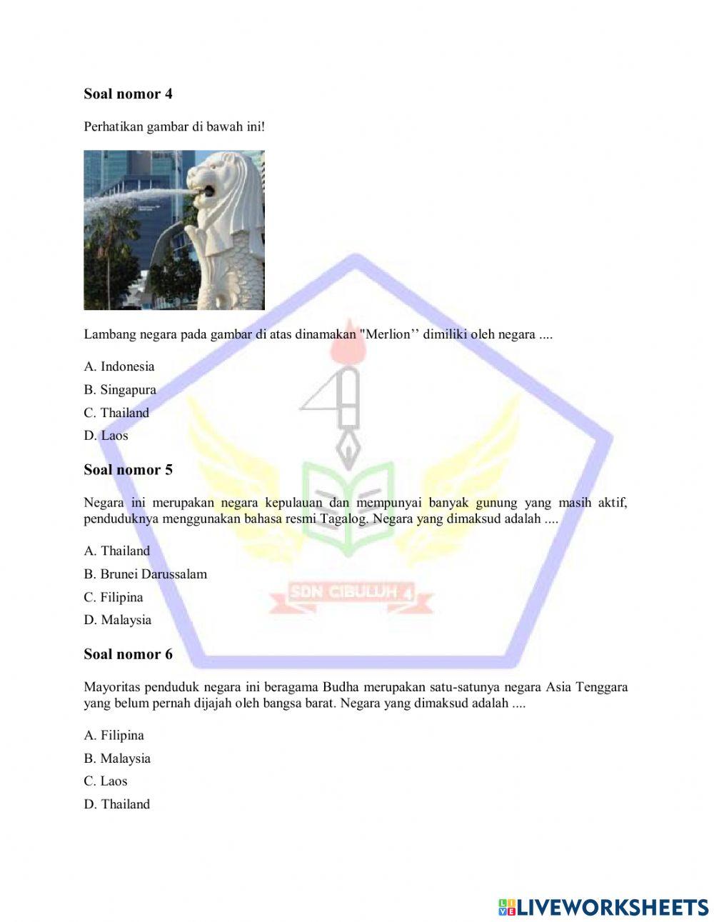 Penilaian Harian Tema 1 IPS