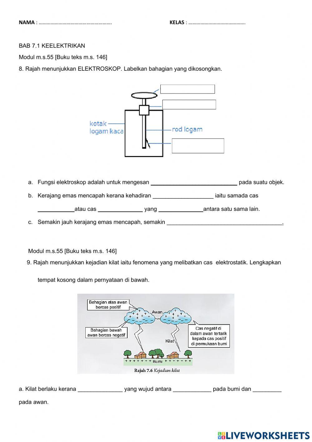 Bab 7.1 Keelektrikan modul m.s. 55 - 56