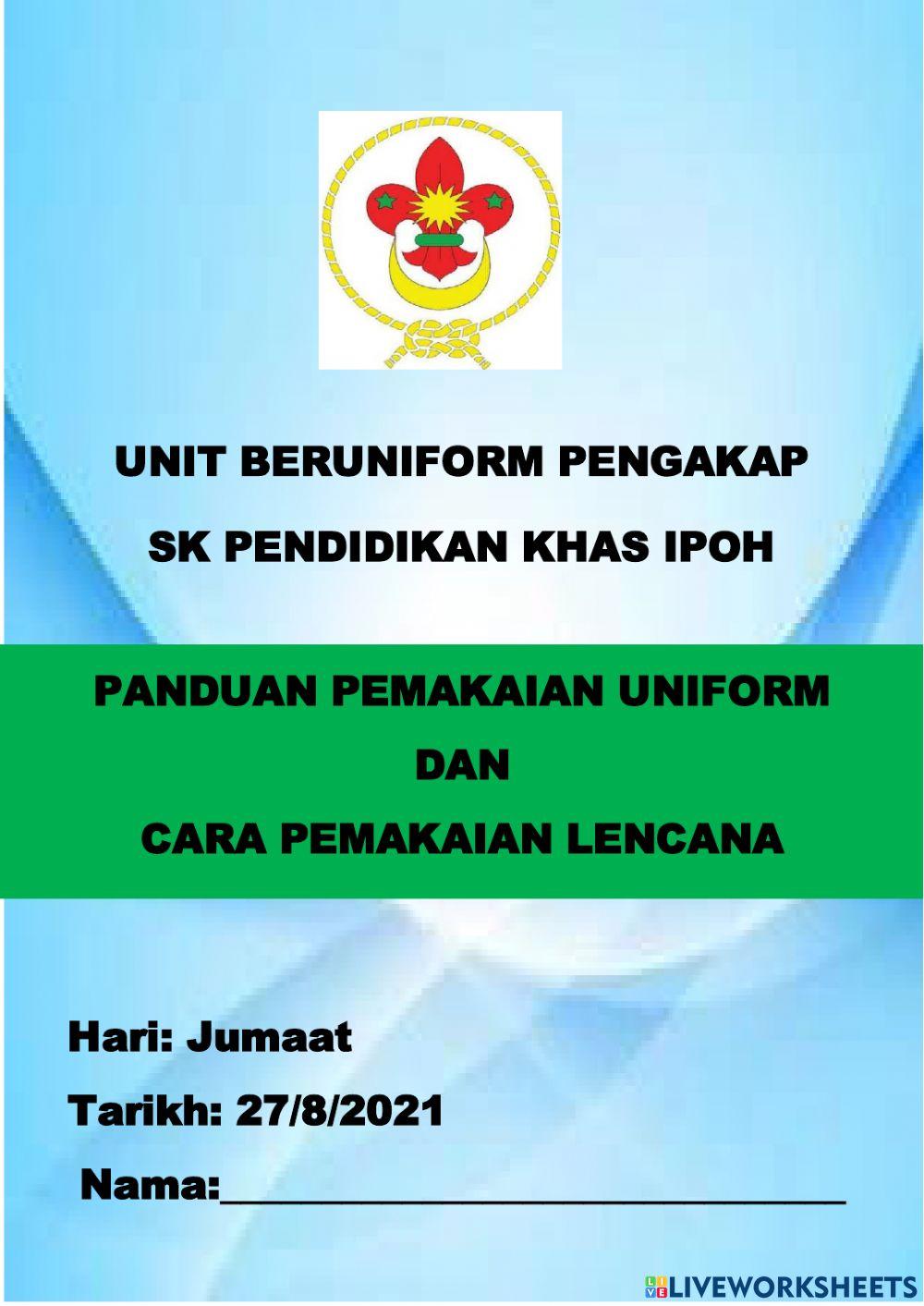 Kuiz pemakaian uniform pengakap