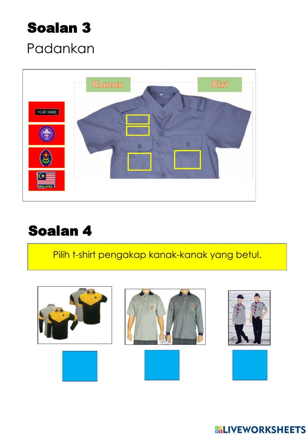 Kuiz pemakaian uniform pengakap