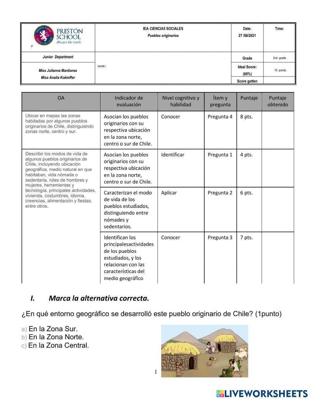 Pueblos originarios de Chile