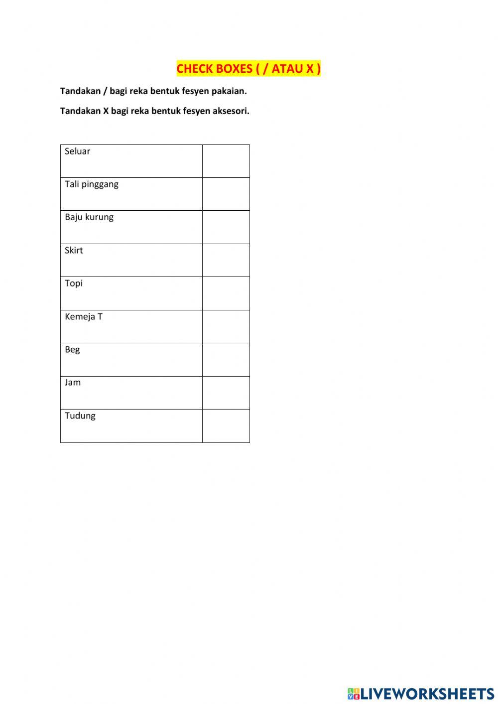 Jenis reka bentuk fesyen