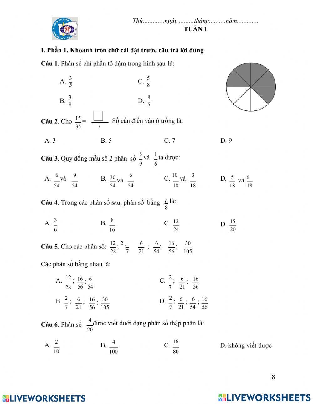 Bài tập cuối tuần 1