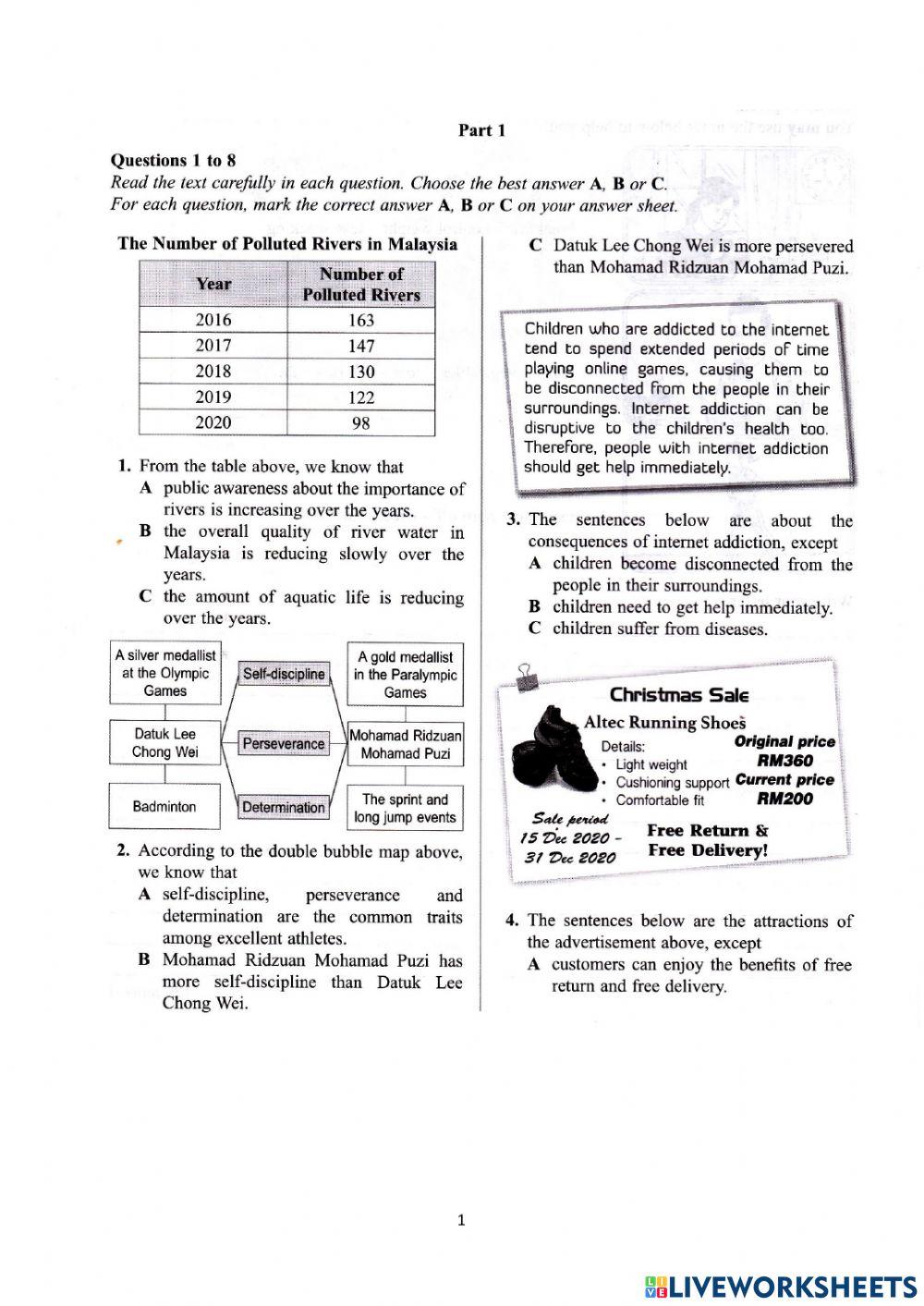 Mid semester 2 form 1