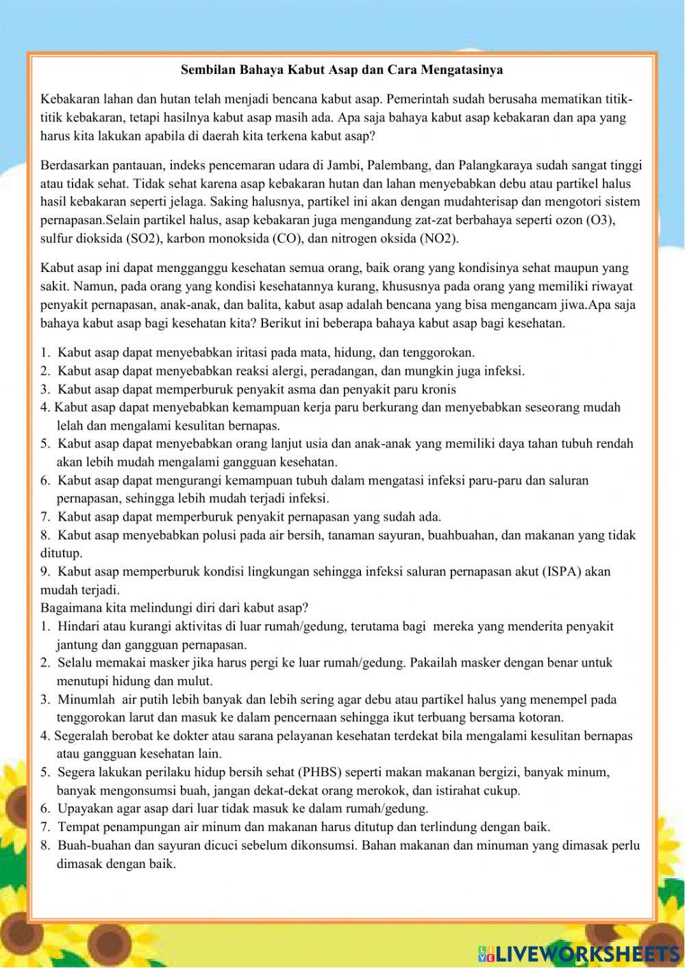 LKPD Tematik Tema 2 Sub 3 Pb 1