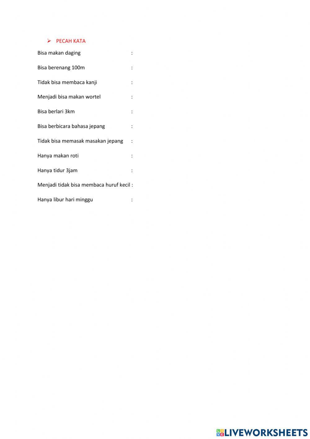 Pecah kata bab 24 daichi