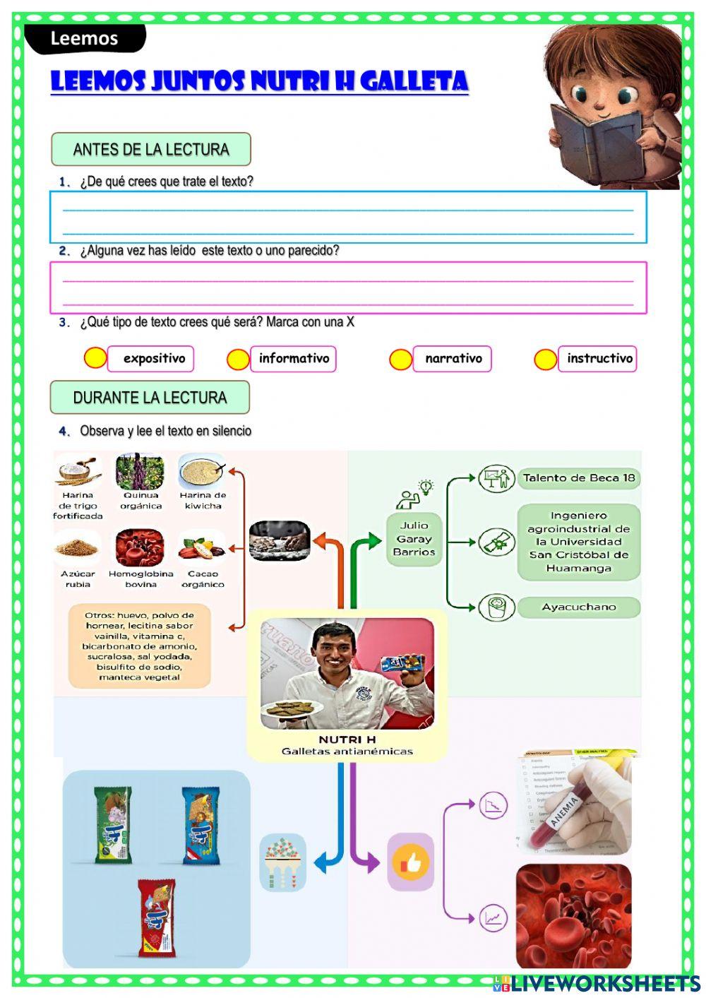 Leemos Juntos Nutri H galleta