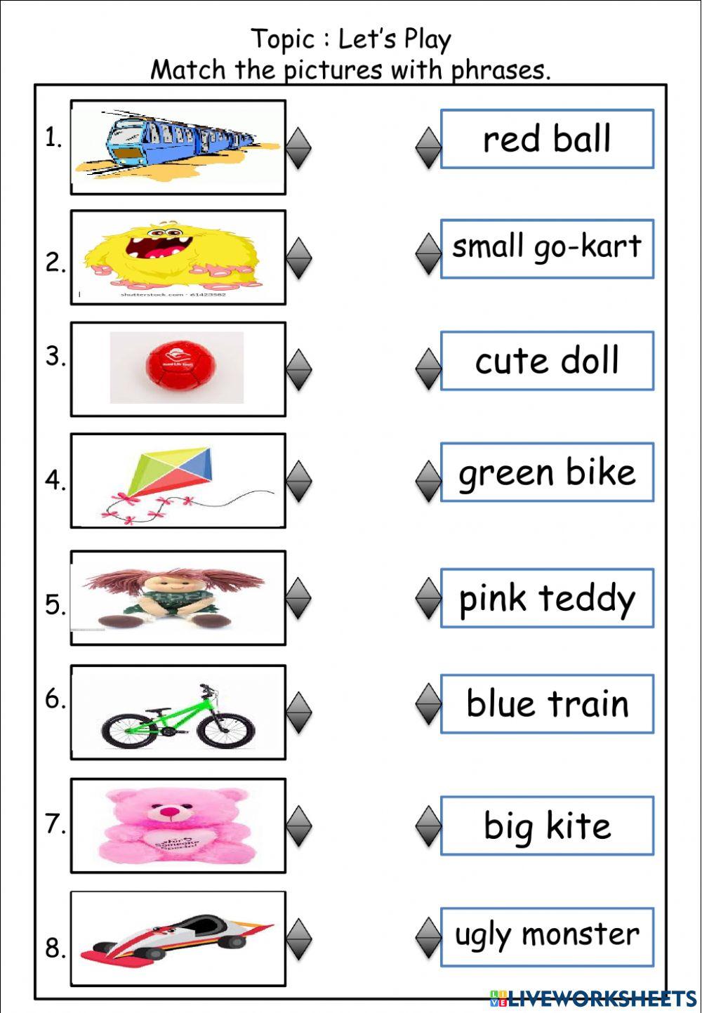 English Year 1 : Let's Play