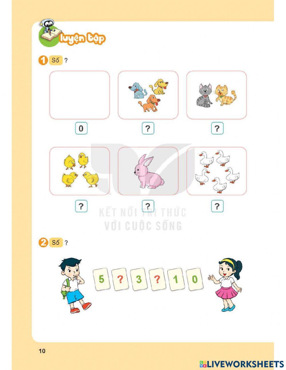 Các số từ 0 đến 5 (tiết 2)