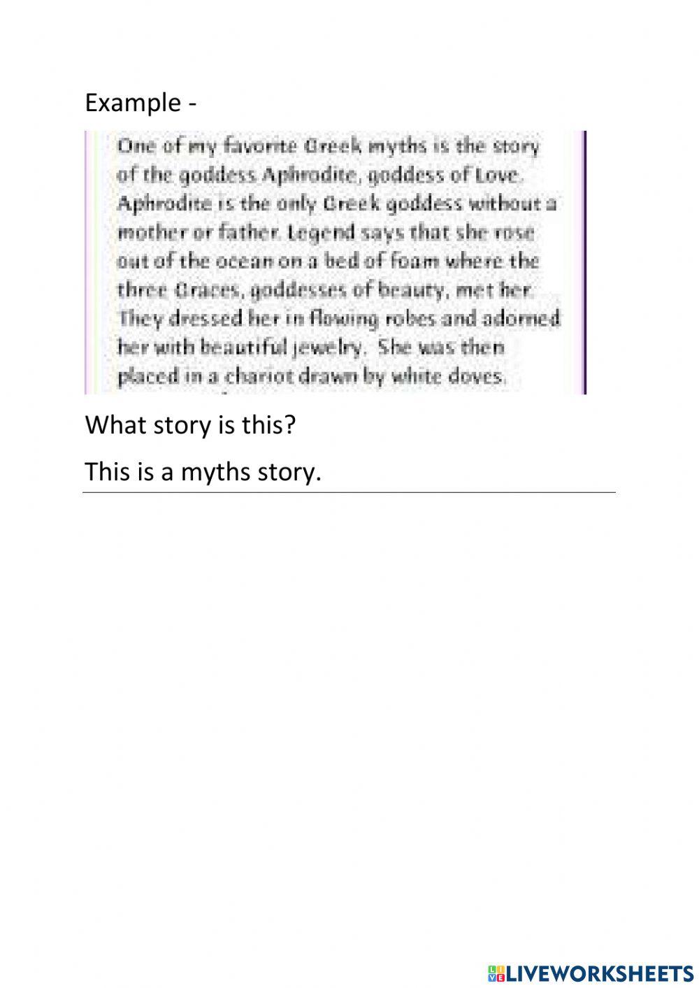 Myths and legends