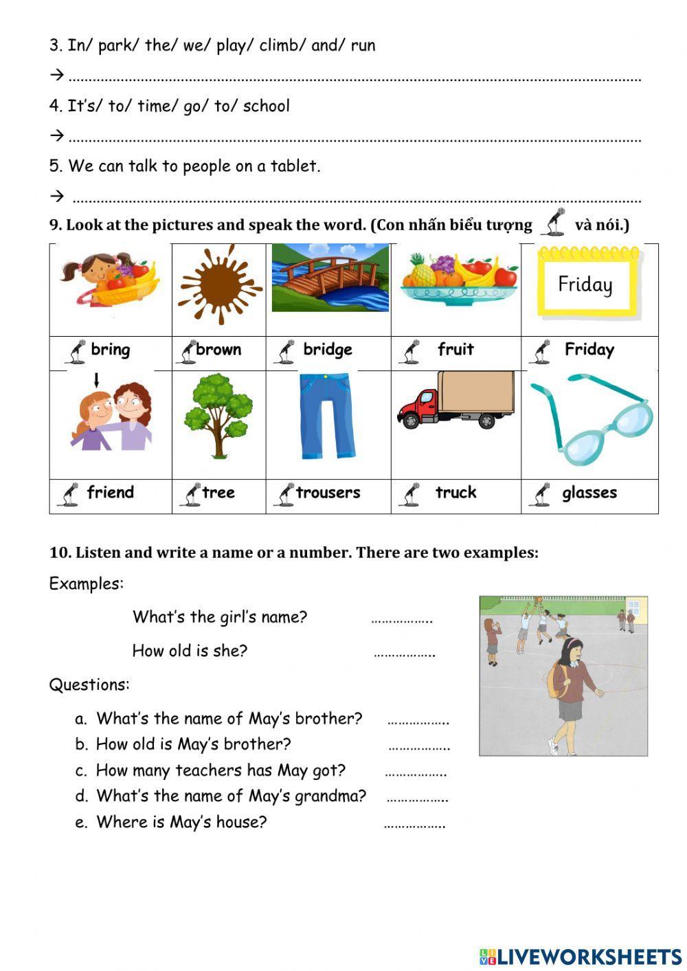 AS2 - U3 - L5 and WEEKEND WORKSHEET