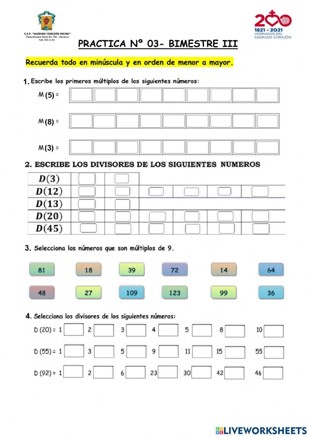Practica Nº 03 - III Bimestre