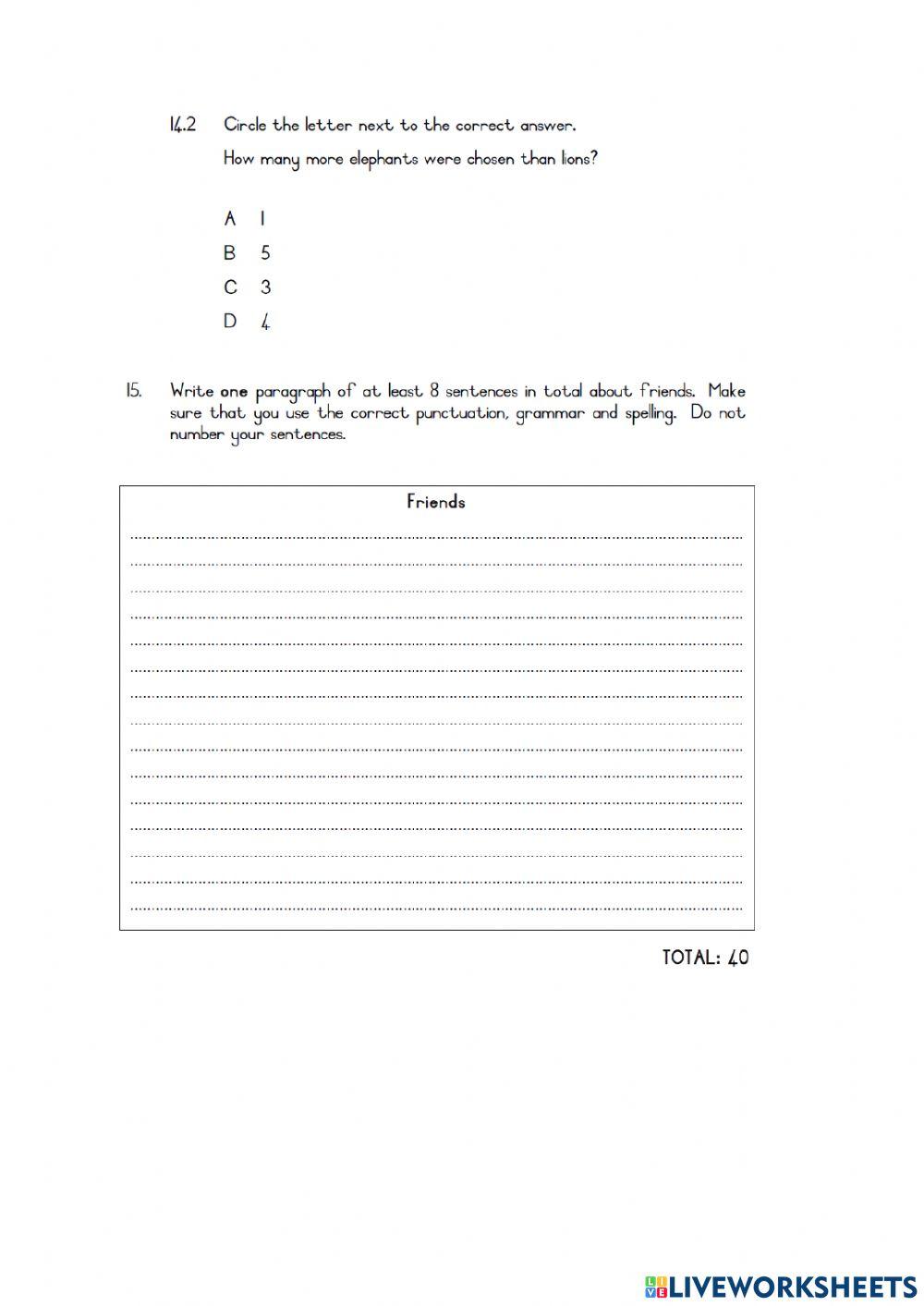 English paper grammer