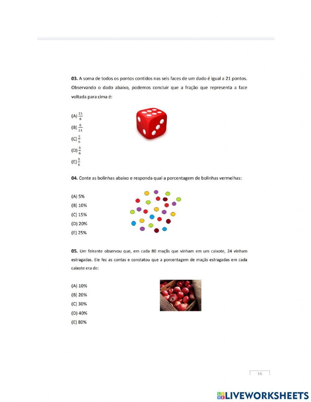 Frações, poligonos e sólidos geométricos