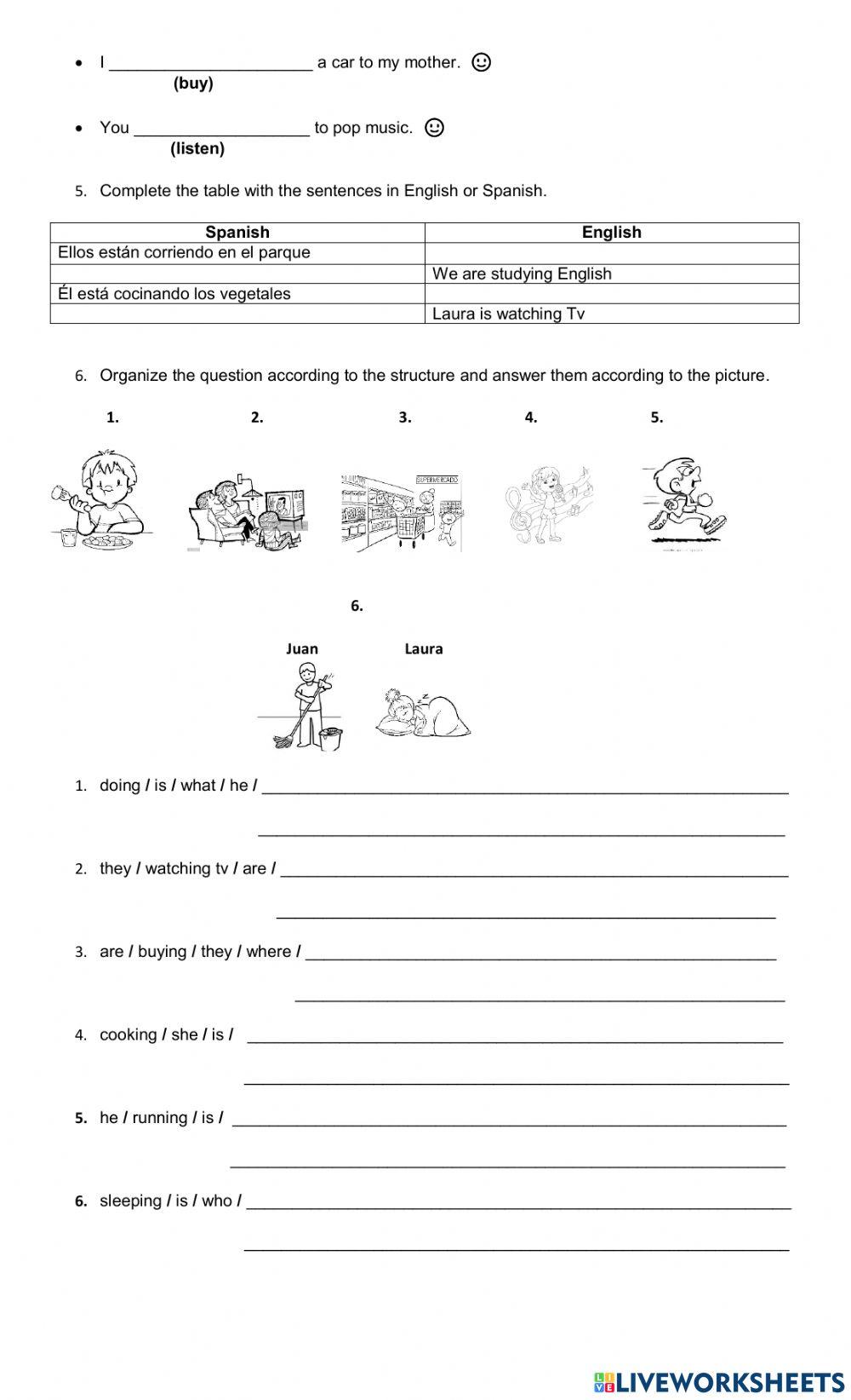 Evaluacion de nivelacion grado 4