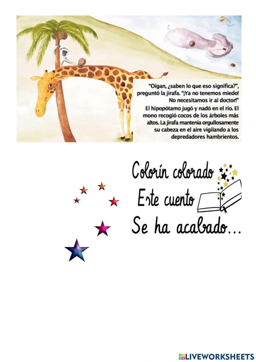 La jirafa que tenía miedo a las alturas