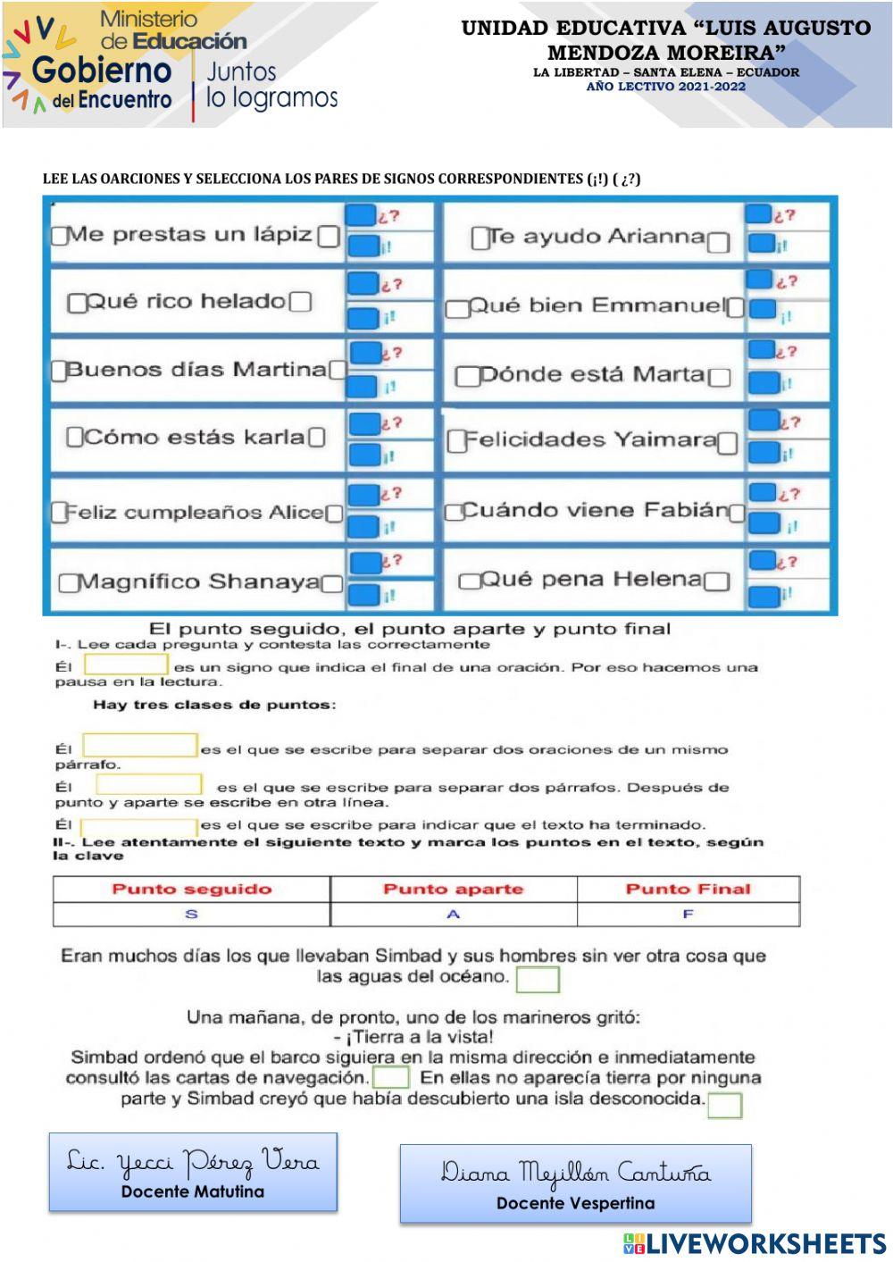 Actividades de repaso