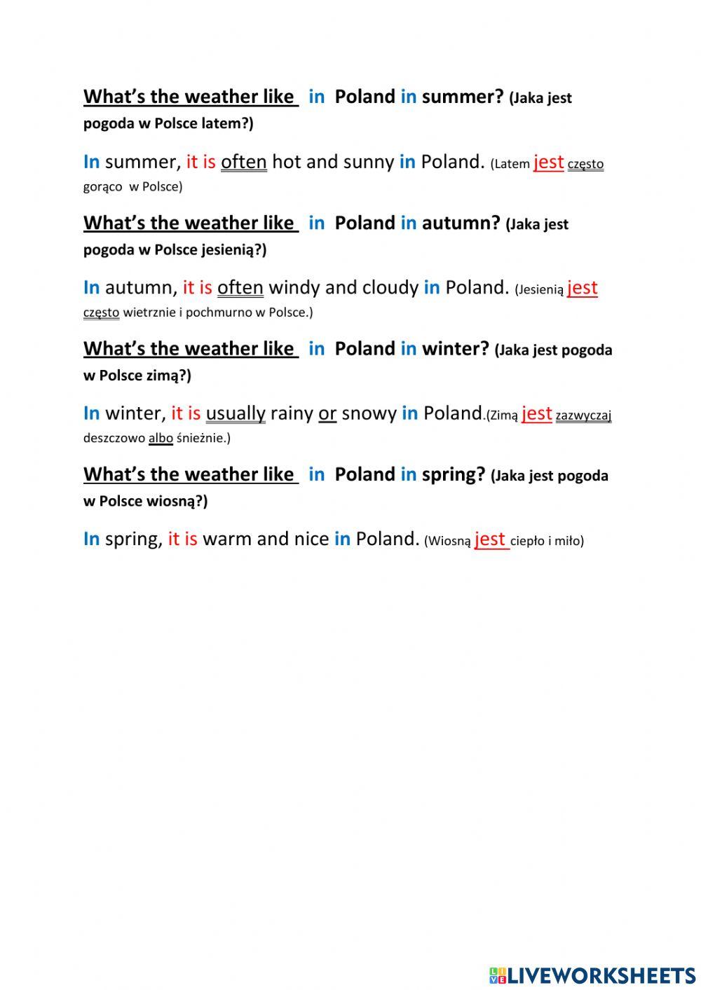 L025What's the weather like ?