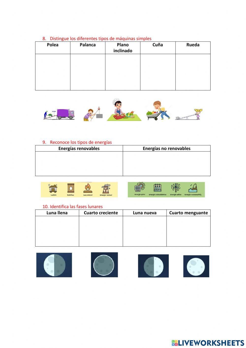 Prueba diagnóstica CCNN 5to EGB