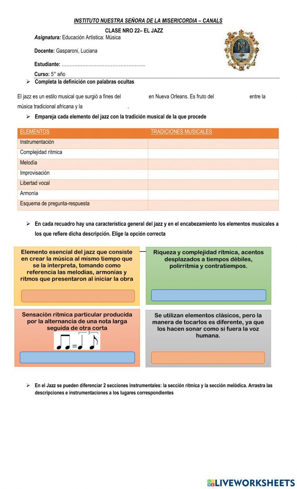 Clase 22  - El Jazz I