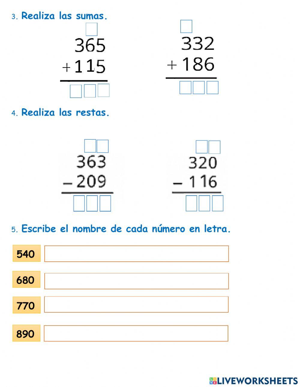 Taller de matemáticas