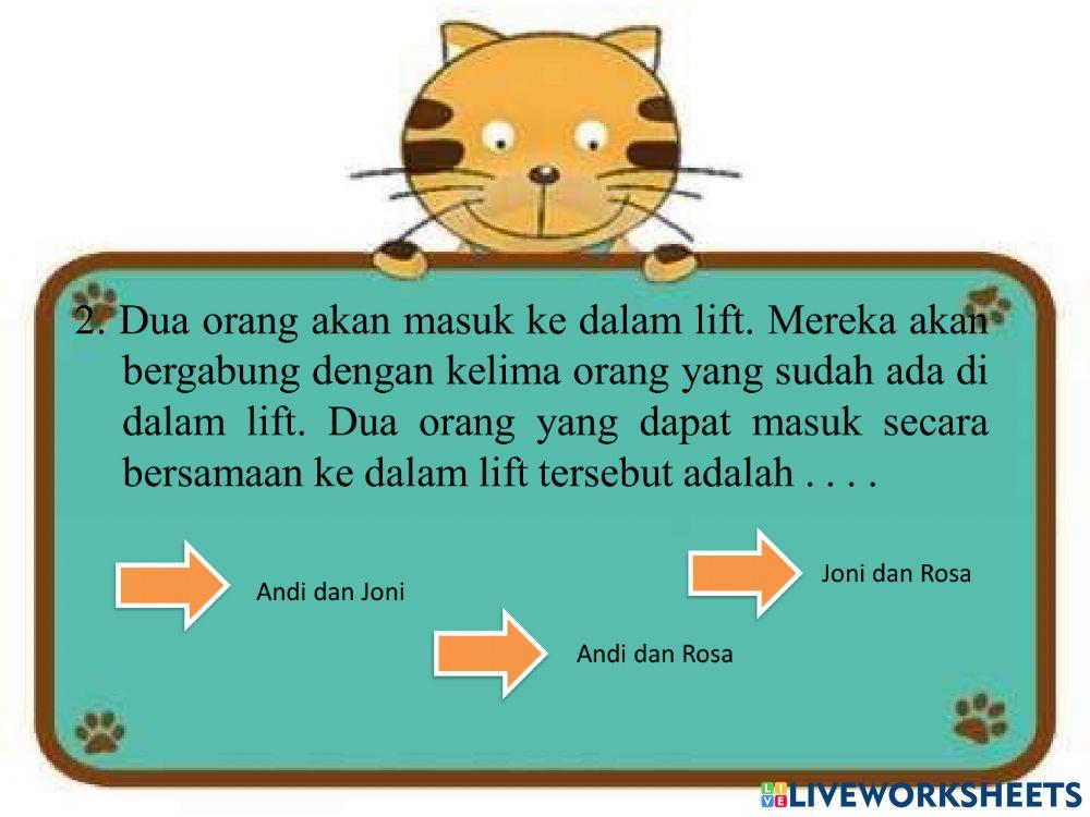 Soal latihan simulasi akm