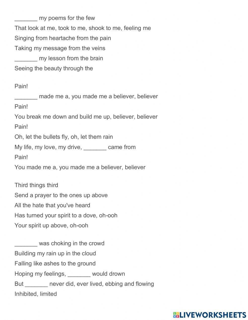 Imagine Dragons - Believer