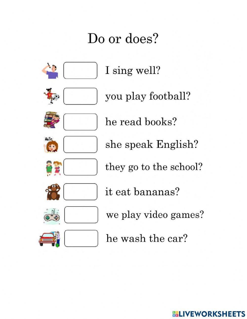 1317969 | Do does | Vidai | LiveWorksheets