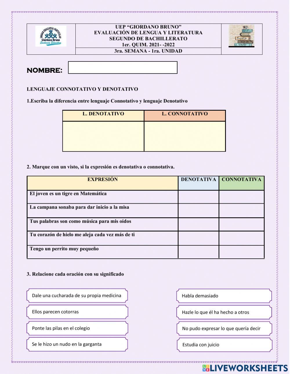 (B3) 3ra.Sem. 1Un. 2do. BGU Lengua y Literatura