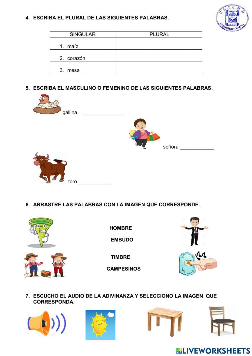 Evaluación diagnóstica de Lengua y Literatura