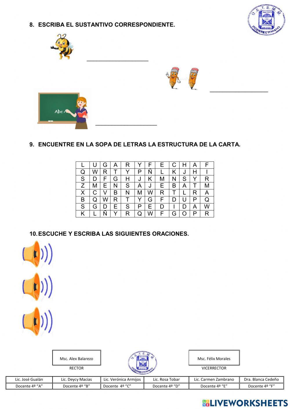 Evaluación diagnóstica de Lengua y Literatura