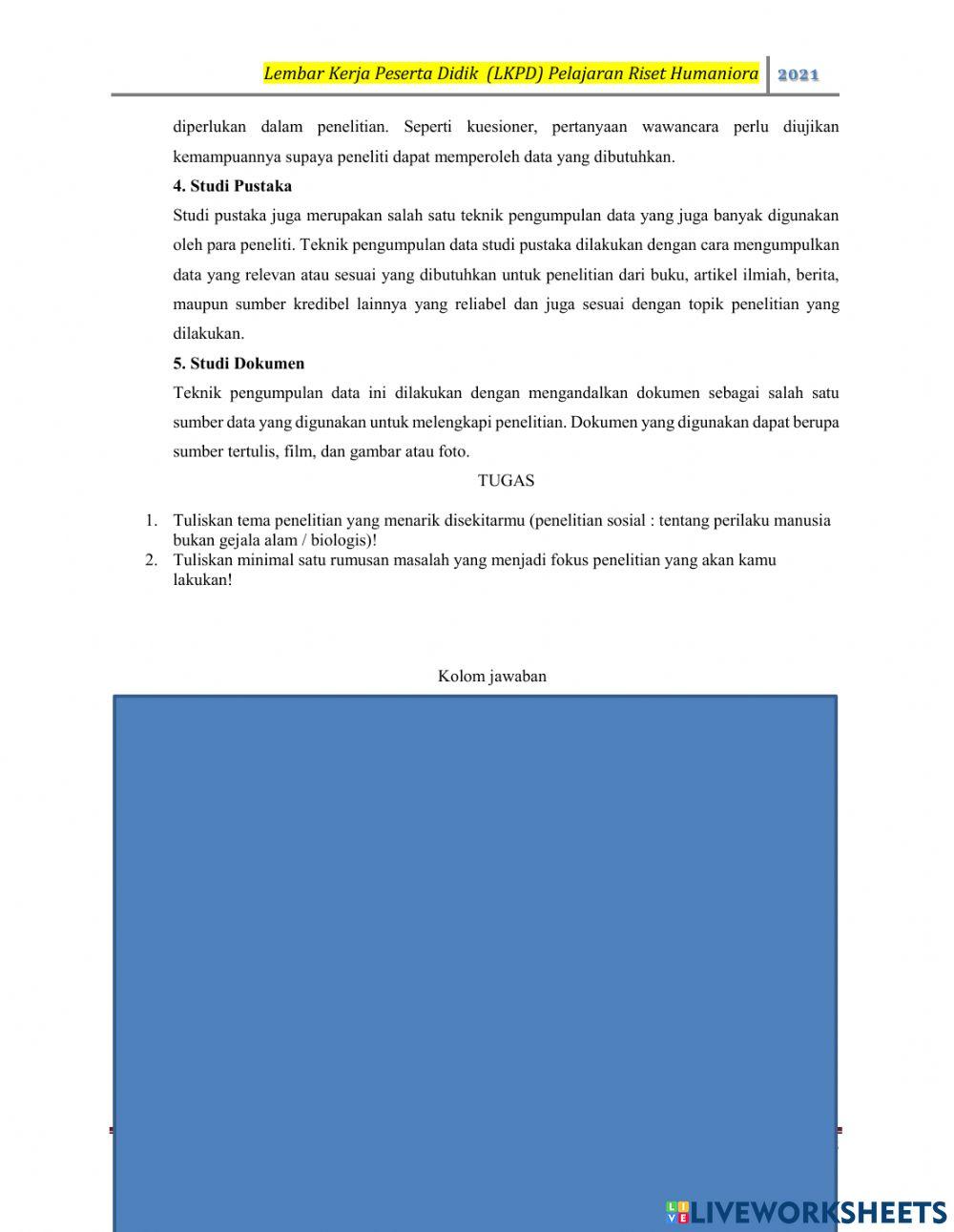 Riset pertemuan ke-4