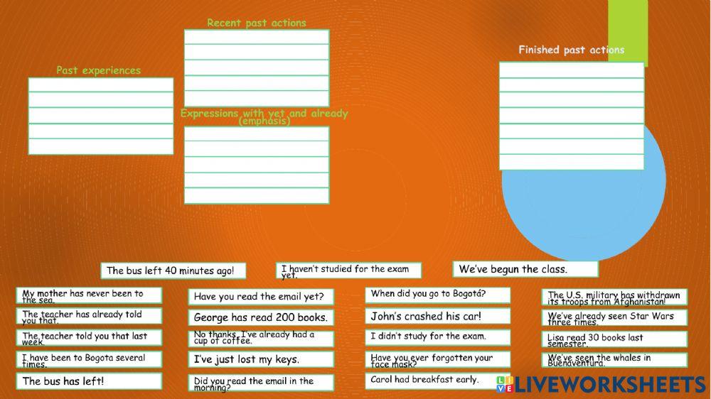Present perfect vs. Past simple