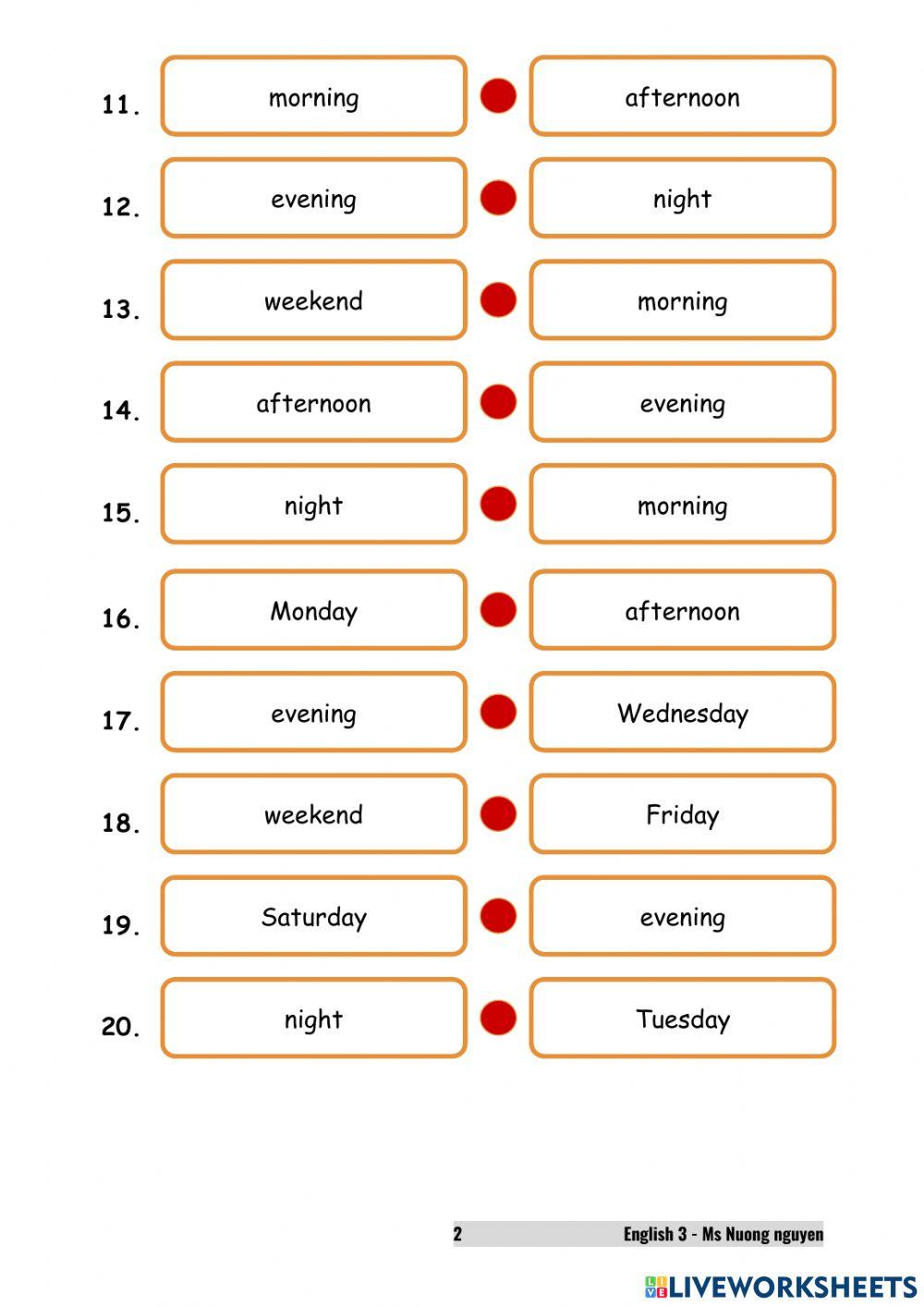 E4U3 What day is today? (ex No1)