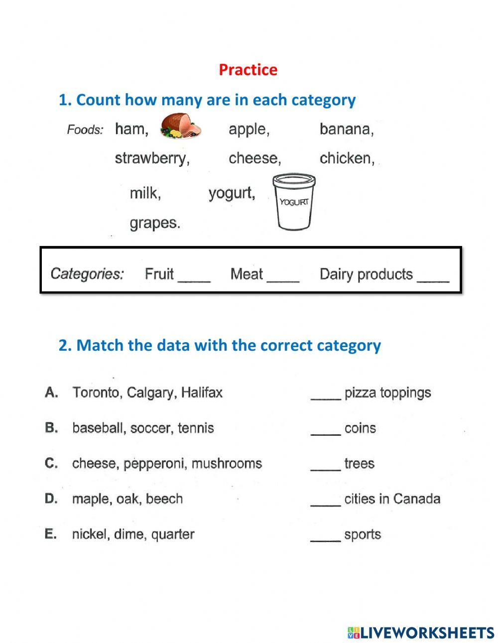 Introduction to classifying data