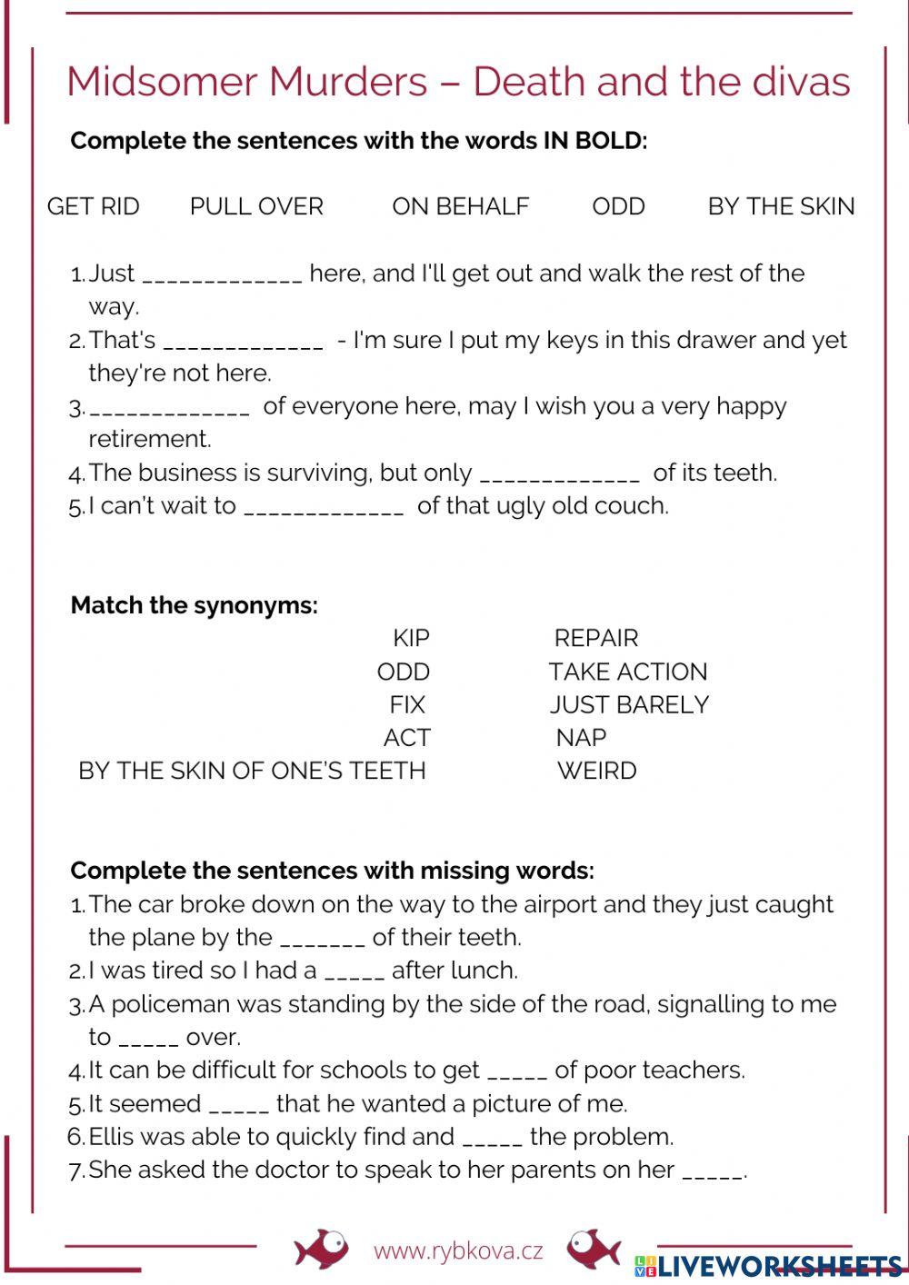 Midsomer - S15E4 Death and the divas test