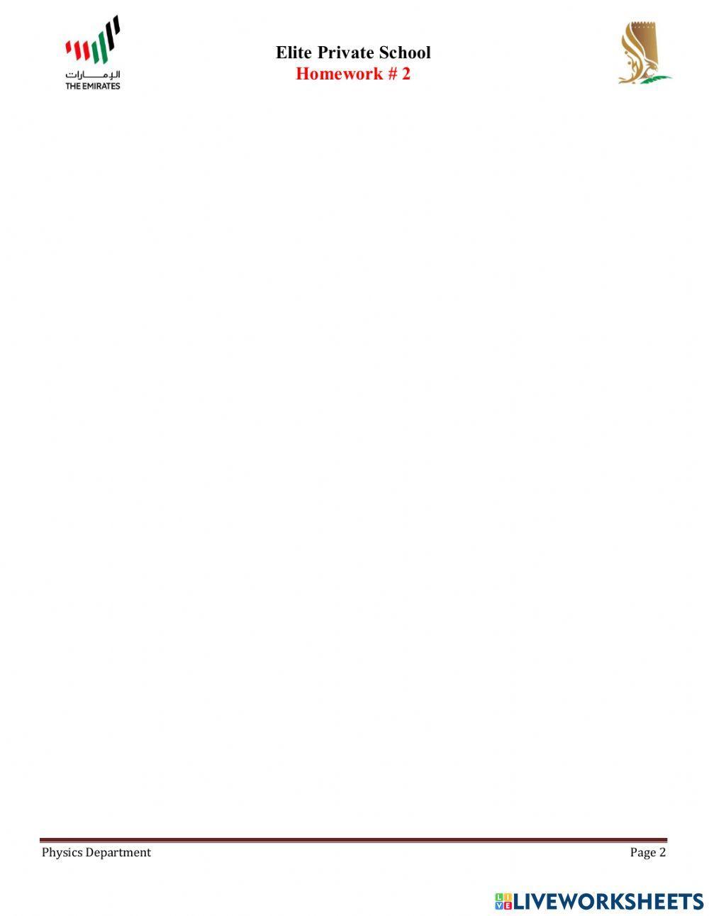 Worksheet - Velocity & speed