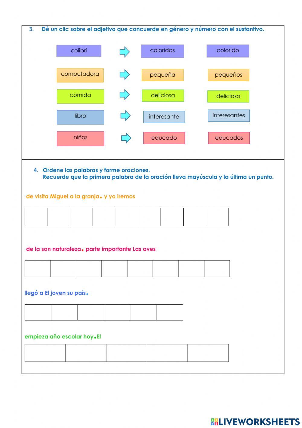 Evaluación lengua 5º