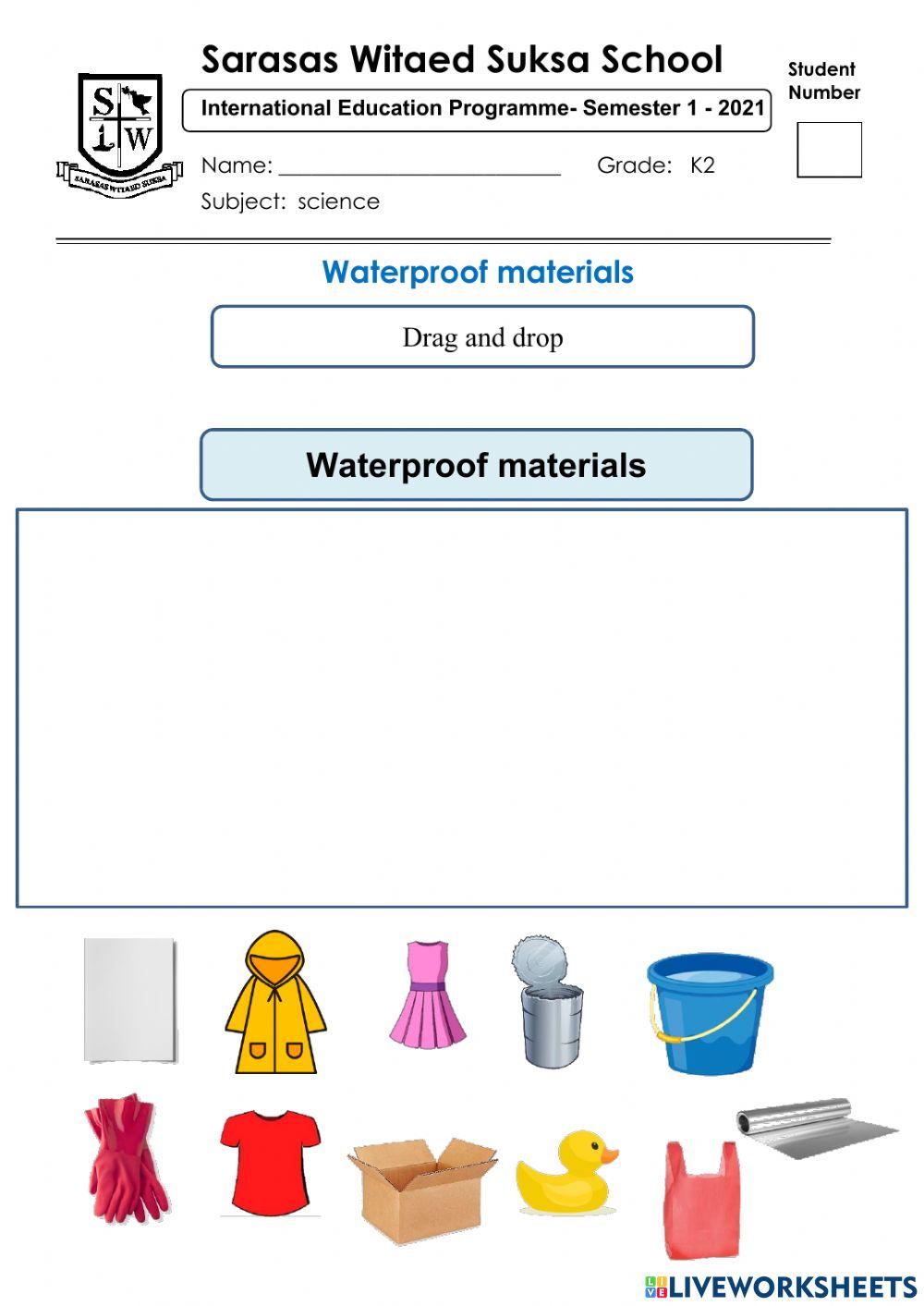 Waterproof Materials For School Projects Waterproof Materials For School Projects
