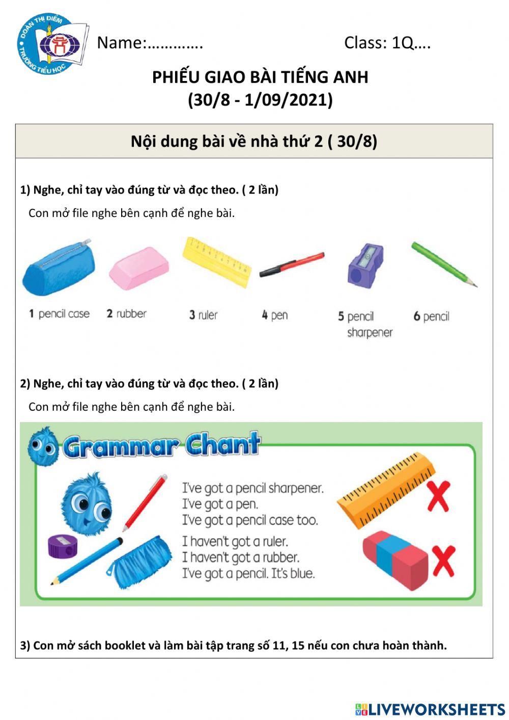 Bright Ideas 1- Week 5