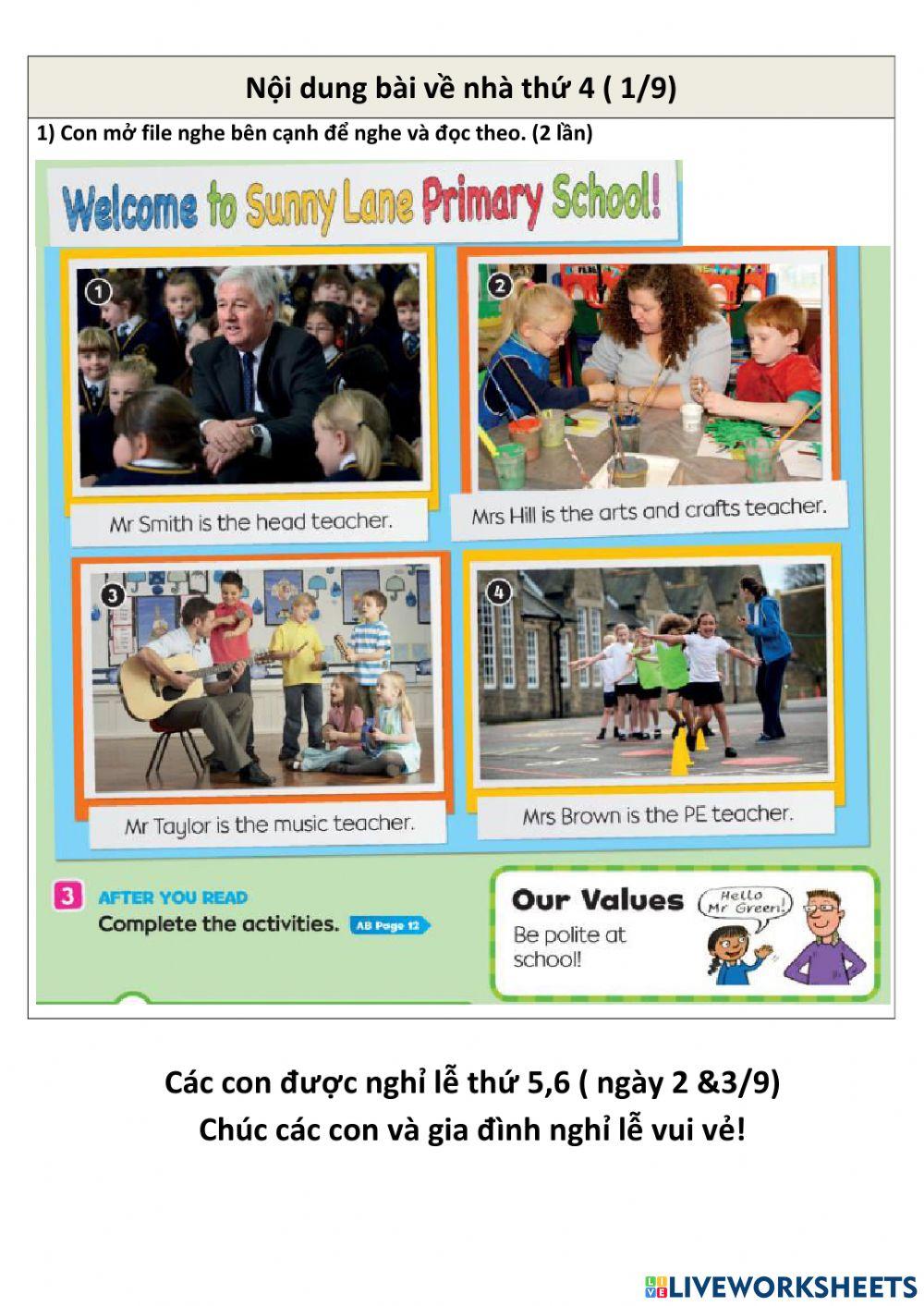 Bright Ideas 1- Week 5