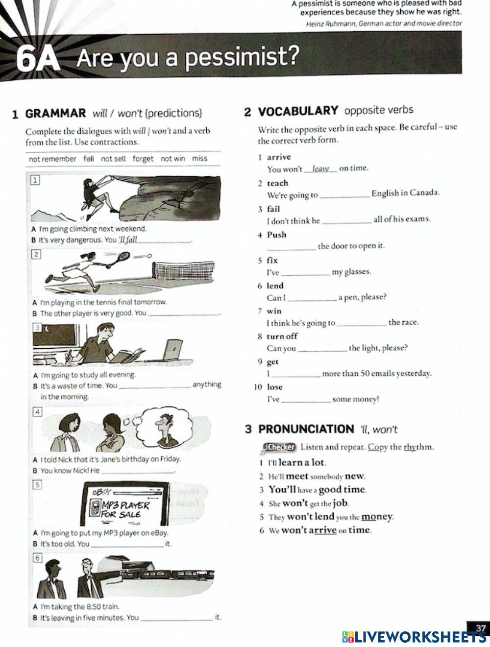 Lesson 6a american english file 2 online exercise for live worksheets
