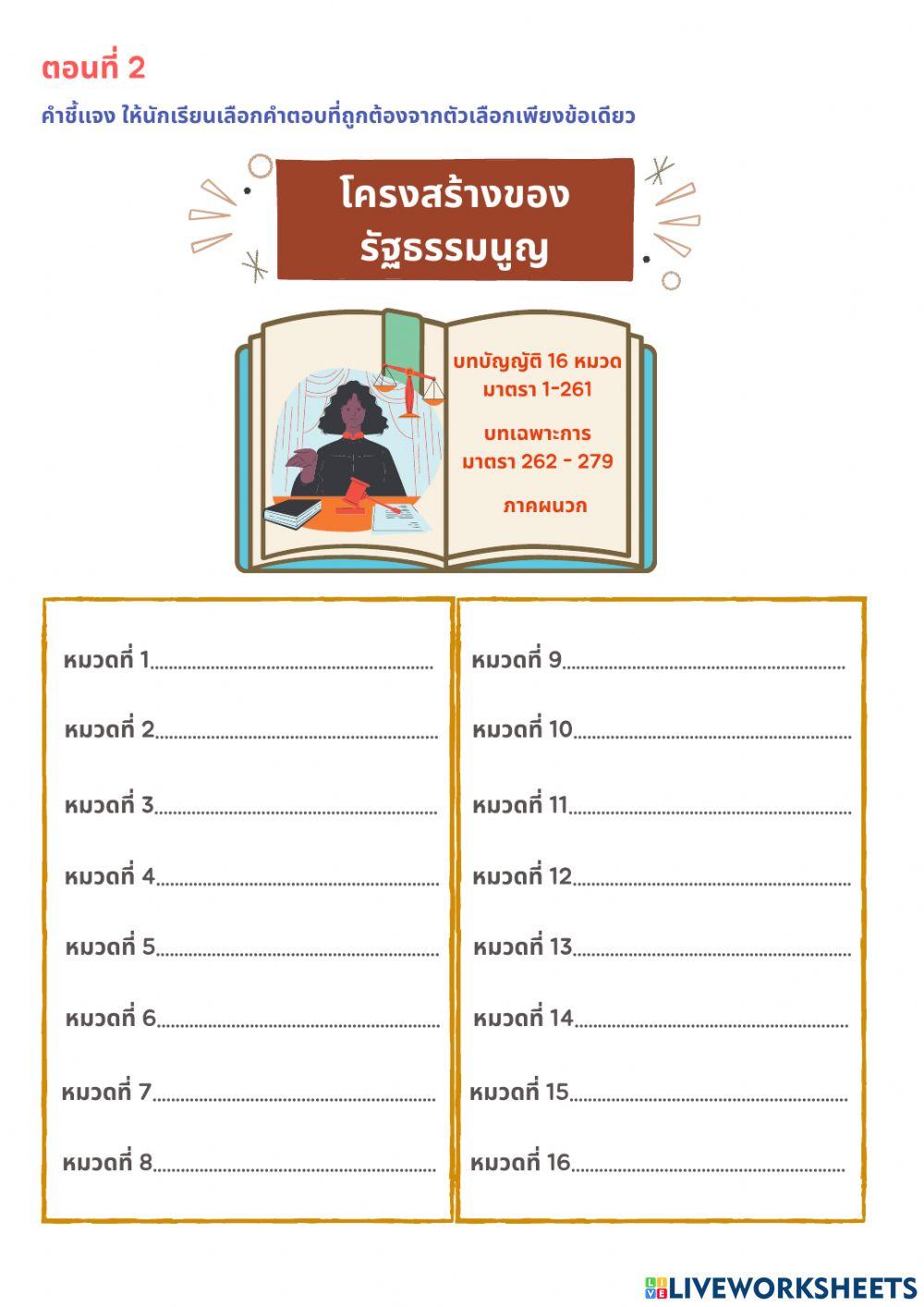 รัฐธรรมนูญแห่งราชอาณาจักรไทย