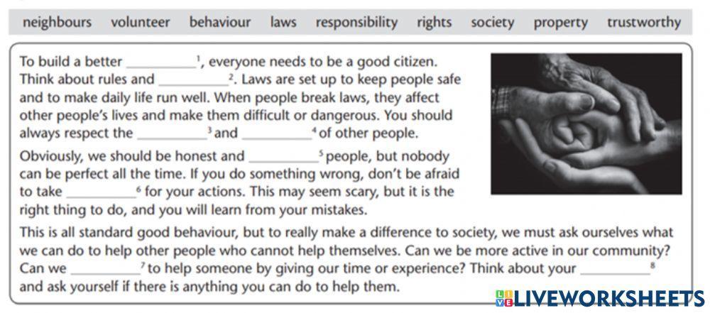 Being a Good Citizen