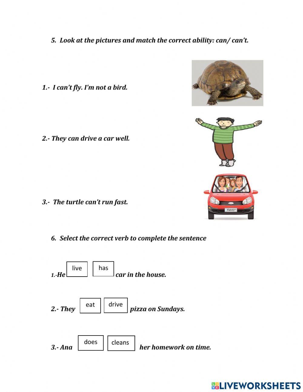 Diagnostic english quiz 7th