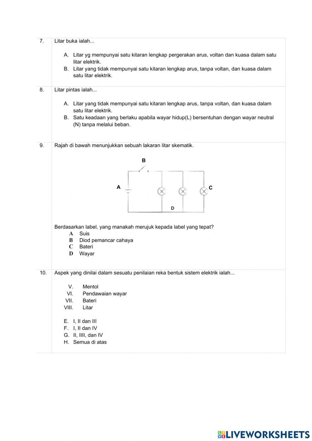 2.3 reka bentuk elektrik