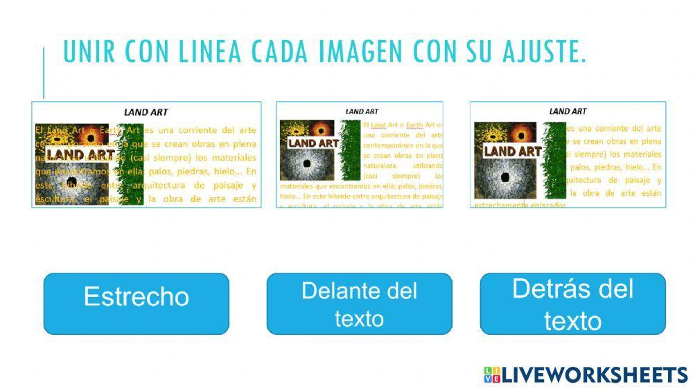 Organizar objetos y ajustar textos